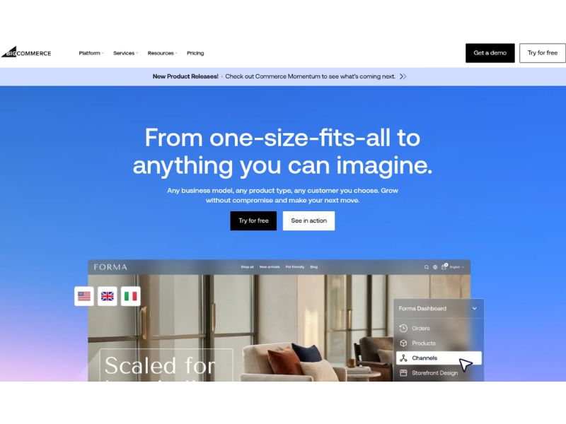 ecommerce platform BigCommerce