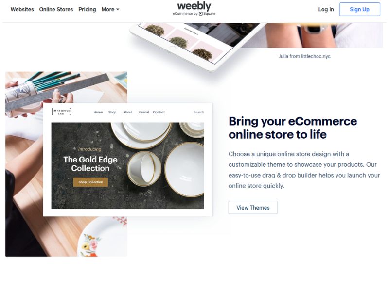 ecommerce platform Weebly