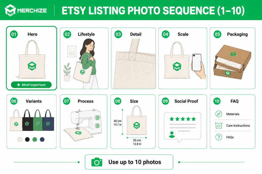 etsy photo listing sequence