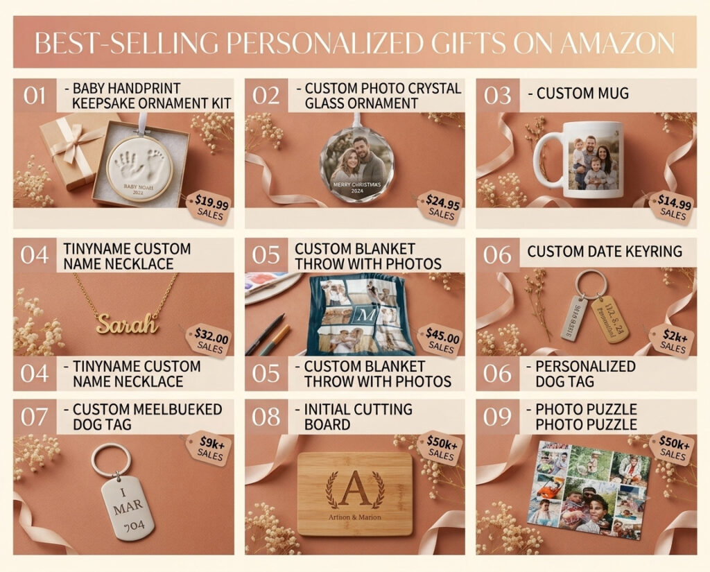 Best-Selling Personalized Gifts on Amazon