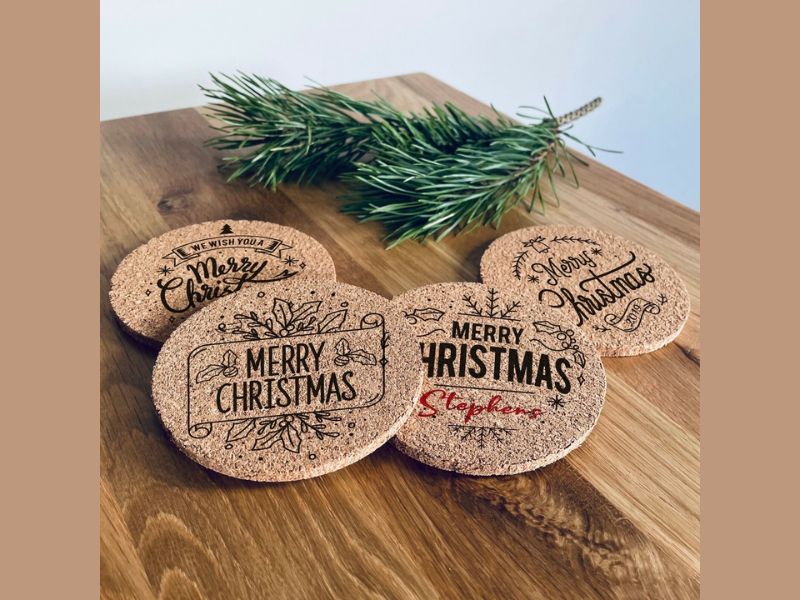 Corporate Christmas Coasters