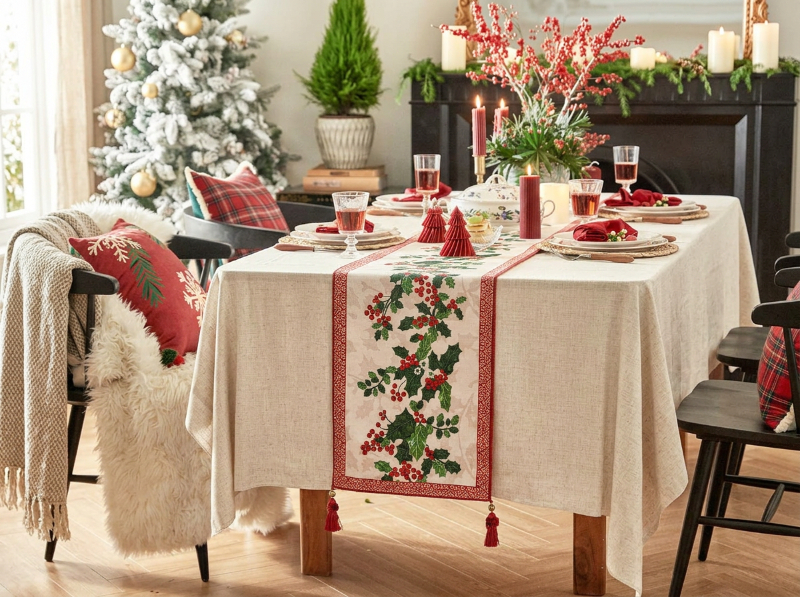 Custom Christmas Table Runner
