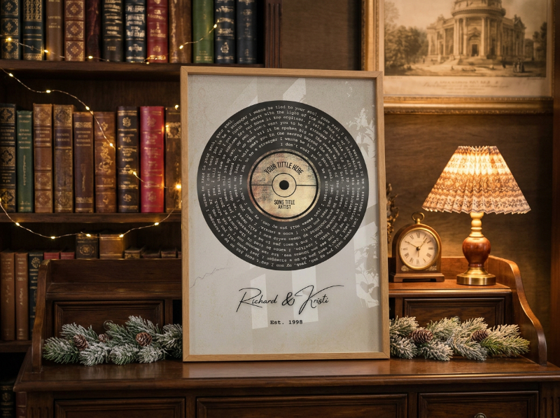 Custom Vinyl Record Wall Art