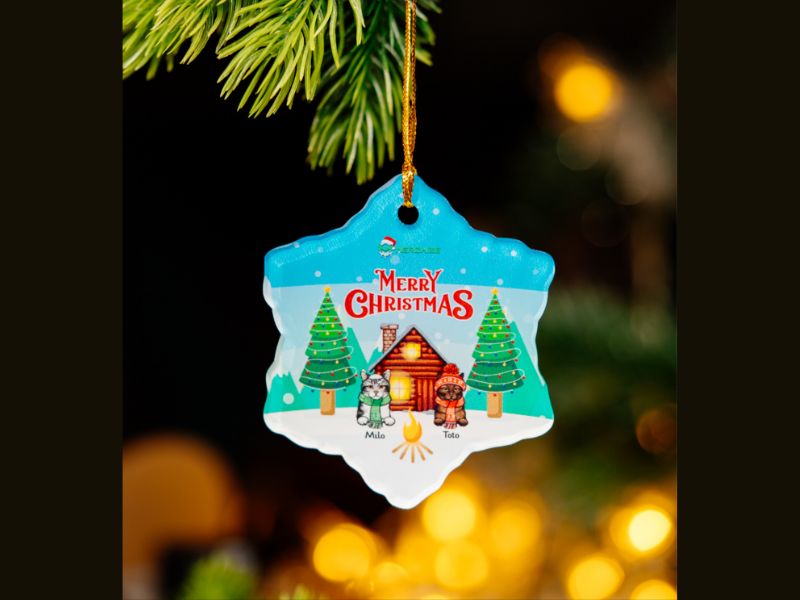 Custom plastic Christmas ornaments