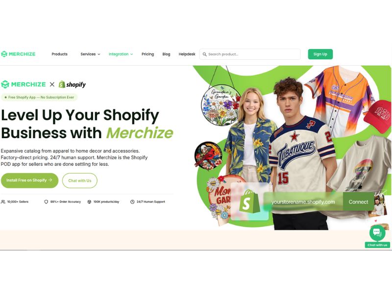 Merchize Shopify app