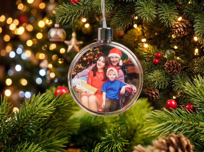 Personalized Christmas Photo Ornament