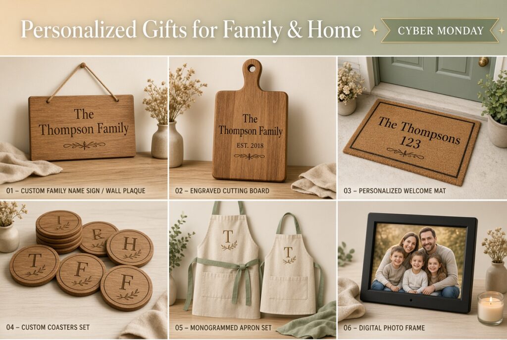 Personalized Gifts for Family & Home