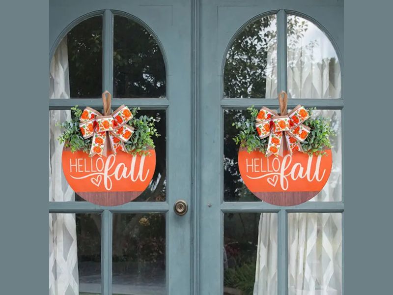 Thanksgiving Hanger door sign
