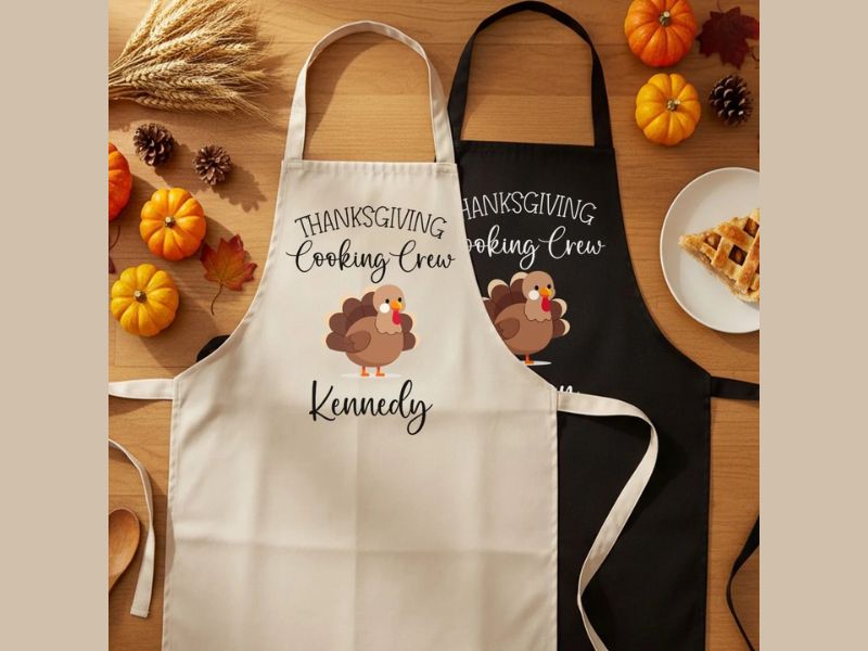 Thanksgiving personalized aprons