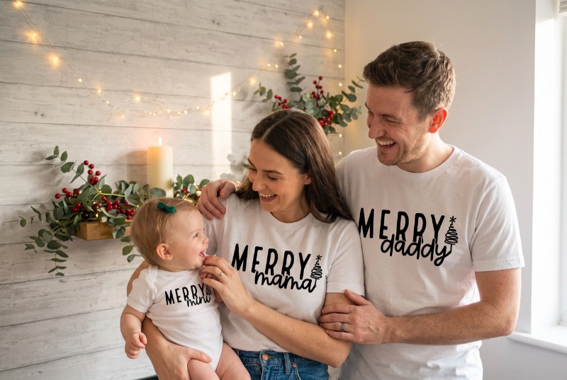 matching Christmas family shirts