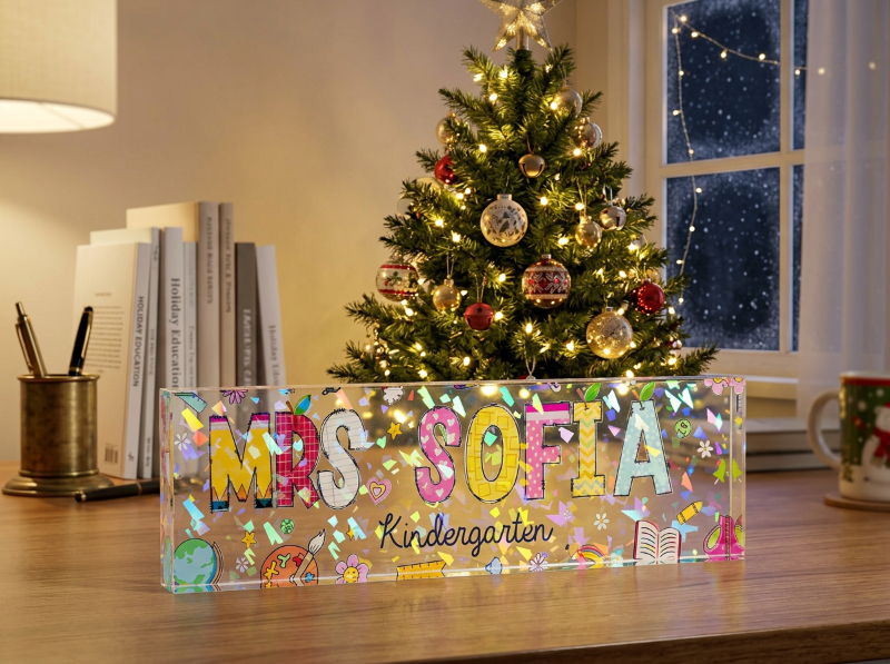 name plate personalized unique christmas gift