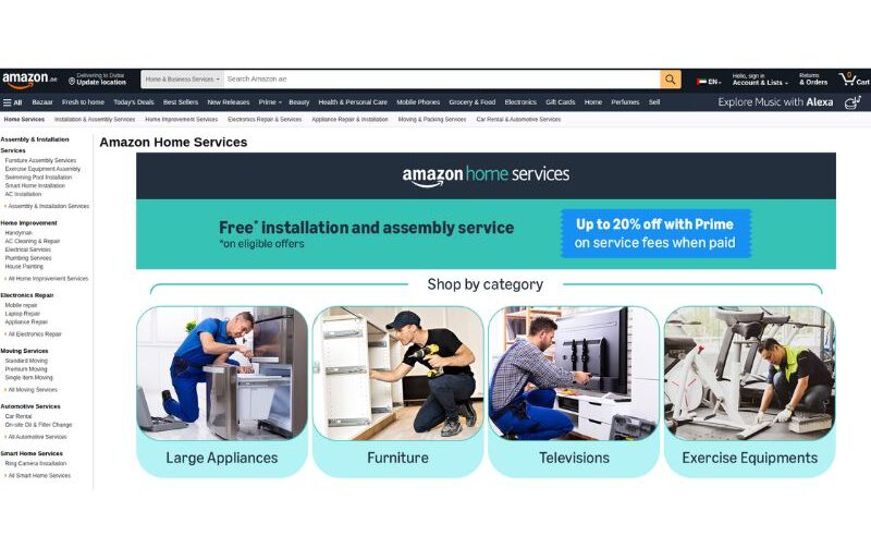 Amazon home services