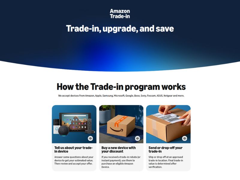 Amazon trade-in program