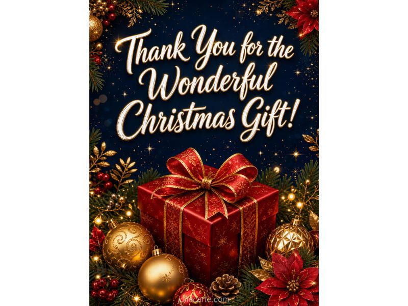 General Xmas Thank You Messages