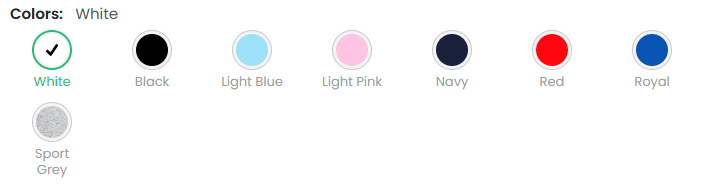 Gildan 5100p made in us colors chart