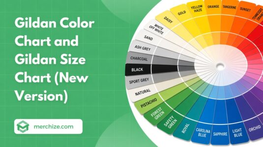 Gildan Color Chart and Gildan Size Chart