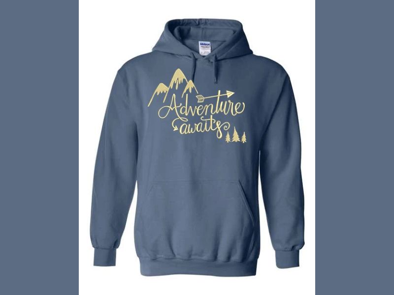 Hoodie with Travel design