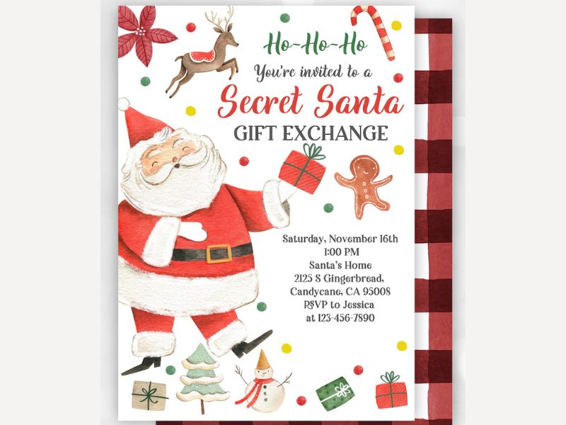 Secret Santa messages for christmas party