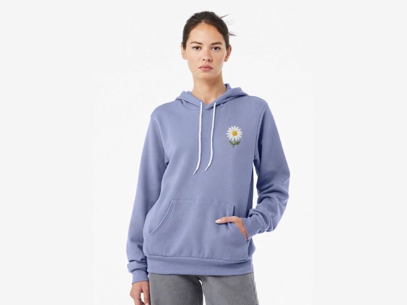 embroidered Bella + Canvas 3719