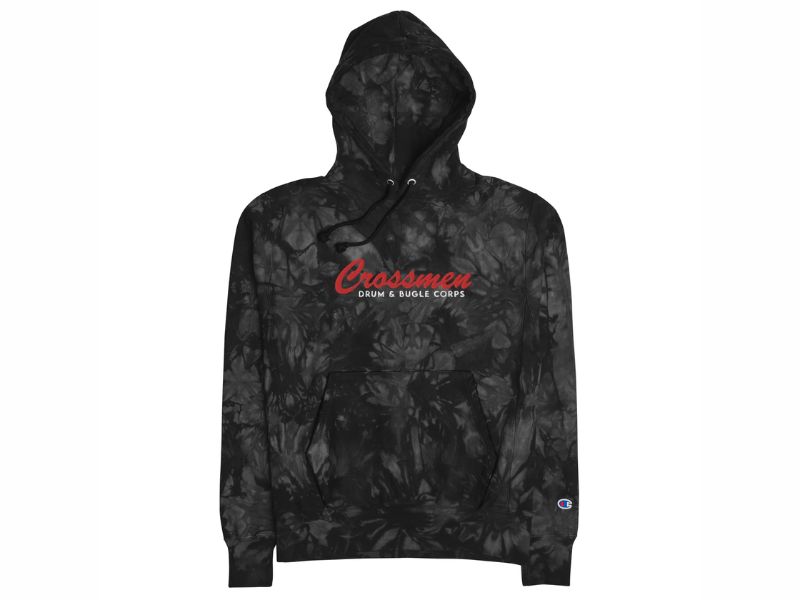 embroidered Champion Tie-Dye Hoodie