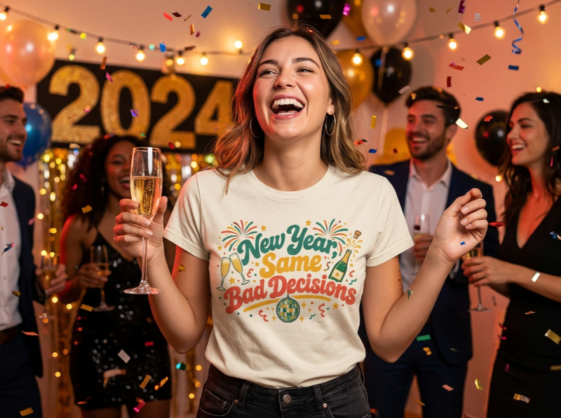 funny new year t-shirt