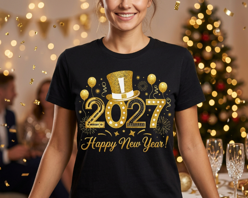 happy new year custom shirt
