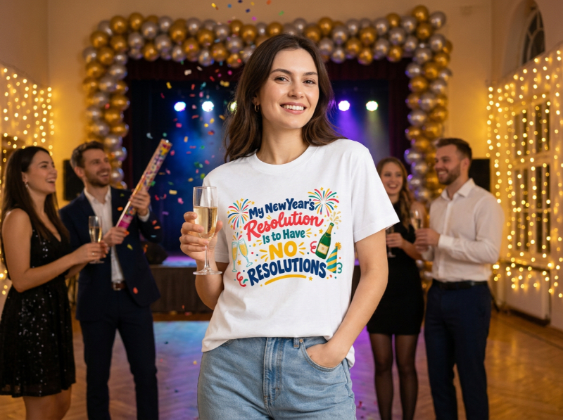 new year resolution t-shirt